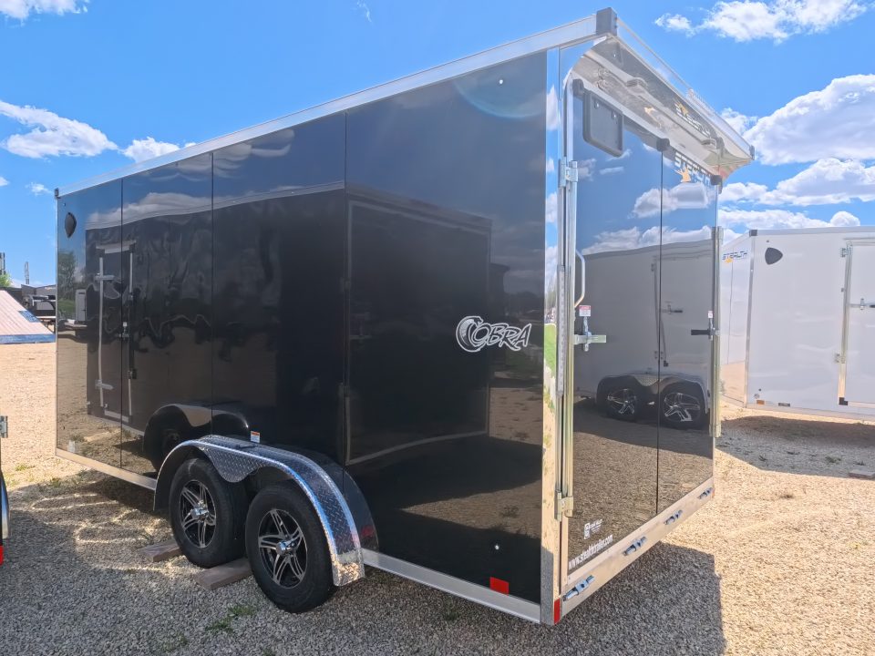 New 2026 Stealth Trailers 7.5 x 16 x 7 COBRA Cargo / Enclosed Trailer with Light Lid Roof and 7K GVWR