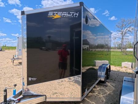 New 2026 Stealth Trailers 7.5 x 16 x 7 COBRA Cargo / Enclosed Trailer with Light Lid Roof and 7K GVWR