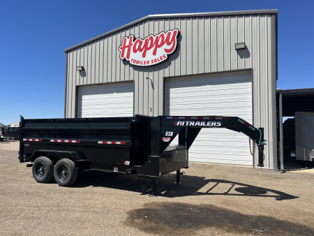 New 2026 PJ 83 x14' GN Tandem Axle Low Pro Telescopic Dump w/ 48  Sides – DT