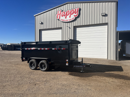 New 2026 PJ 72 x12' BP Tandem Axle Dump w/ 48  Sides – D3