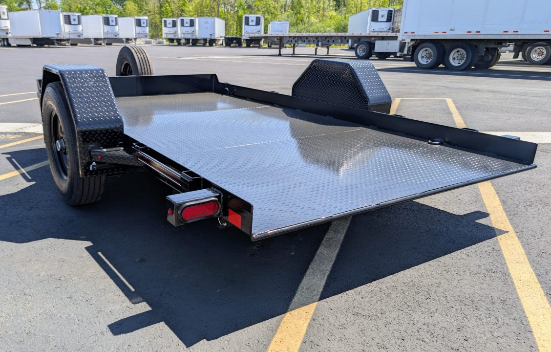 New Diamond C DSA 77 x 12 Scissor Lift 7K (GVWR) Tilt Equipment Trailer