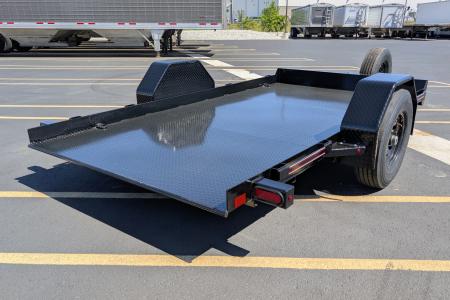 New Diamond C DSA 77 x 12 Scissor Lift 7K (GVWR) Tilt Equipment Trailer