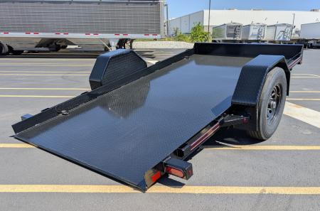 New Diamond C DSA 77 x 12 Scissor Lift 7K (GVWR) Tilt Equipment Trailer