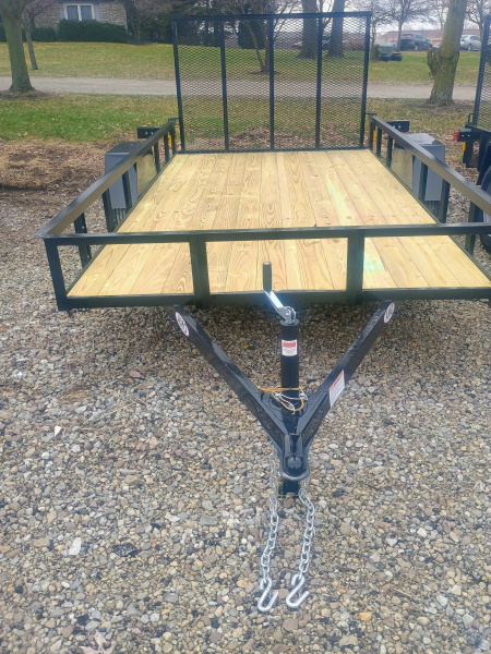 New 2026 AMO US121 Utility Trailer 76X12 SA LOWSIDE (GVW:2990) BLACK