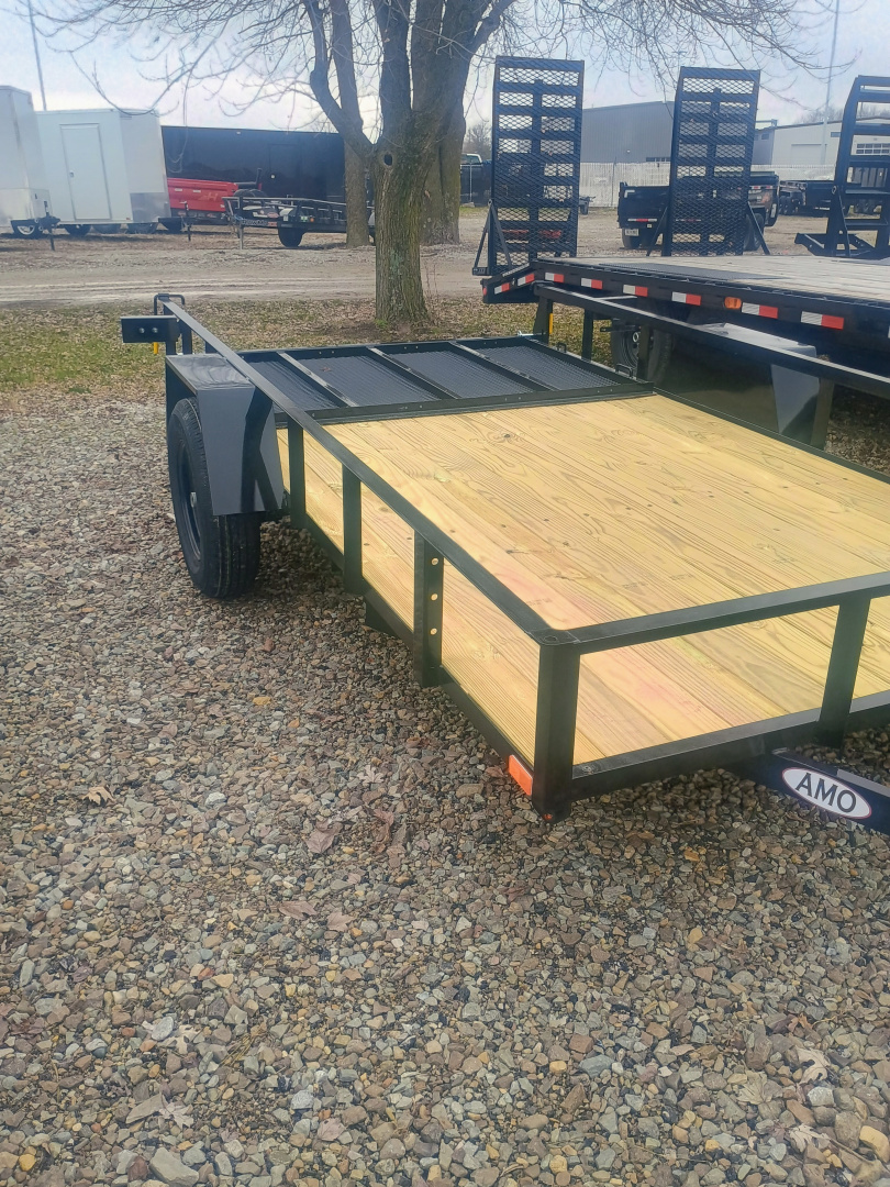 New 2026 AMO US121 Utility Trailer 76X12 SA LOWSIDE (GVW:2990) BLACK