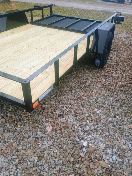 New 2026 AMO US121 Utility Trailer 76X12 SA LOWSIDE (GVW:2990) BLACK