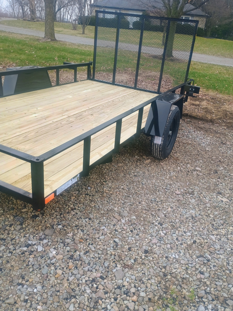 New 2026 AMO US121 Utility Trailer 76X12 SA LOWSIDE (GVW:2990) BLACK