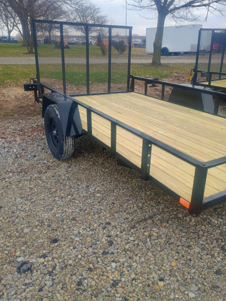 New 2026 AMO US121 Utility Trailer 76X12 SA LOWSIDE (GVW:2990) BLACK