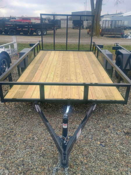 New 2026 AMO US121 Utility Trailer 76X12 SA LOWSIDE (GVW:2990) BLACK