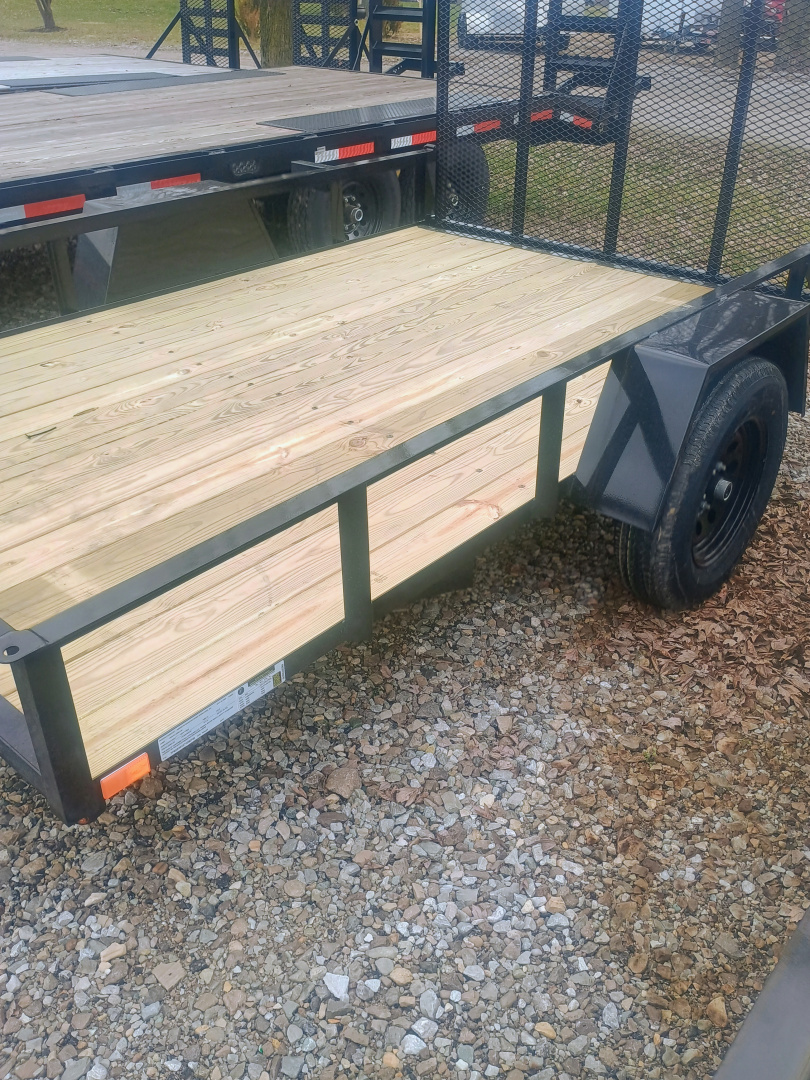 New 2026 AMO US101 Utility Trailer 76X10 SA LOWSIDE (GVW:2990) BLACK