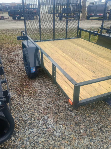 New 2026 AMO US101 Utility Trailer 76X10 SA LOWSIDE (GVW:2990) BLACK