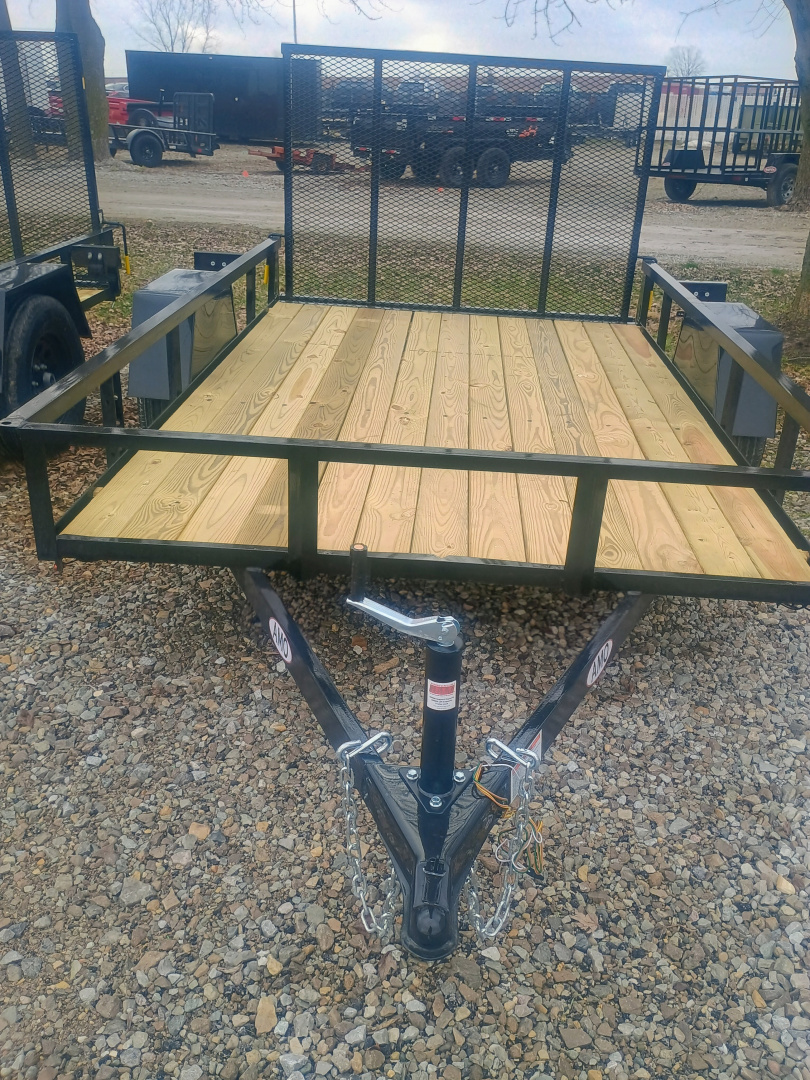 New 2026 AMO US101 Utility Trailer 76X10 SA LOWSIDE (GVW:2990) BLACK