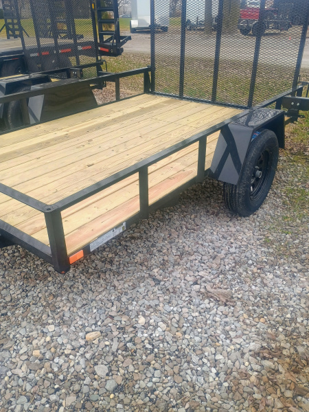 New 2026 AMO US101 Utility Trailer 76X10 SA LOWSIDE (GVW:2990) BLACK