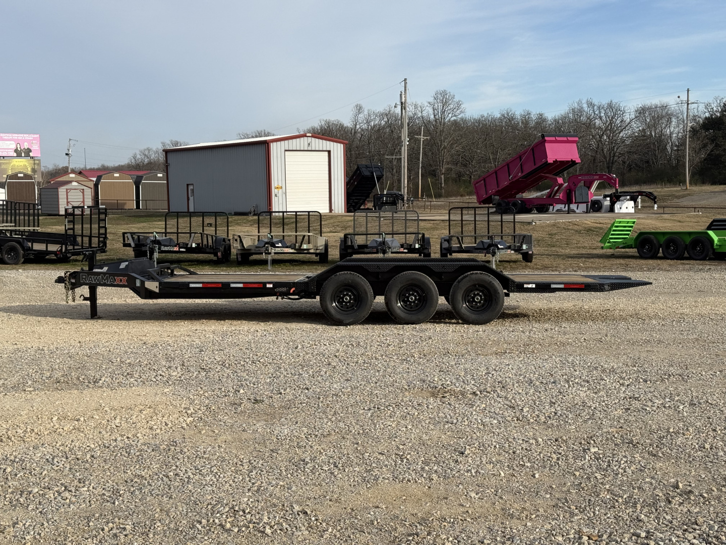 New 2026 RawMaxx G3X 102X24 Tilt Trailer 21K GVWR