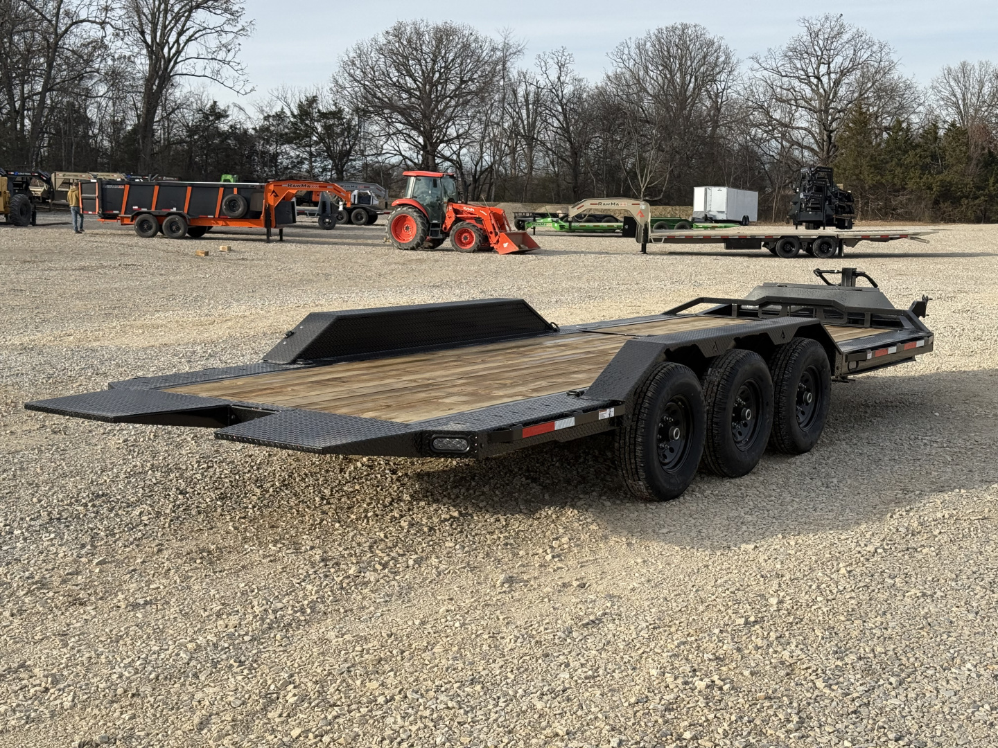 New 2026 RawMaxx G3X 102X24 Tilt Trailer 21K GVWR