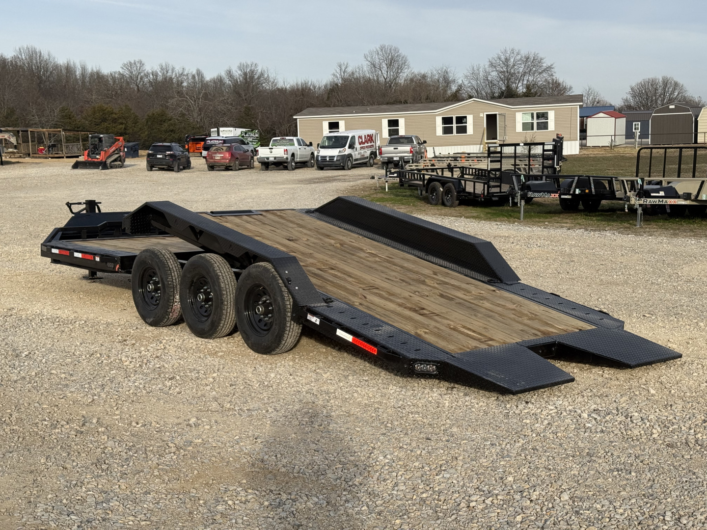 New 2026 RawMaxx G3X 102X24 Tilt Trailer 21K GVWR