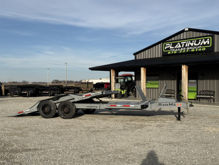 New 2026 RawMaxx GTX 102X22 EQUIPMENT 20K GVWR W/18 PLYS GRAVITY Tilt Trailer