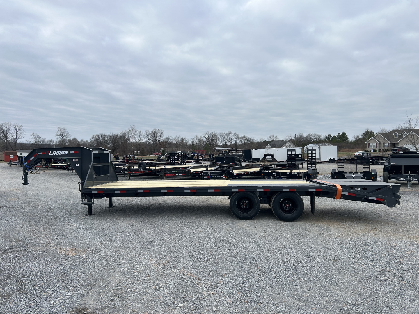 New 2026 Lamar Gooseneck Trailer | 102" x 25' | 22K GVWR