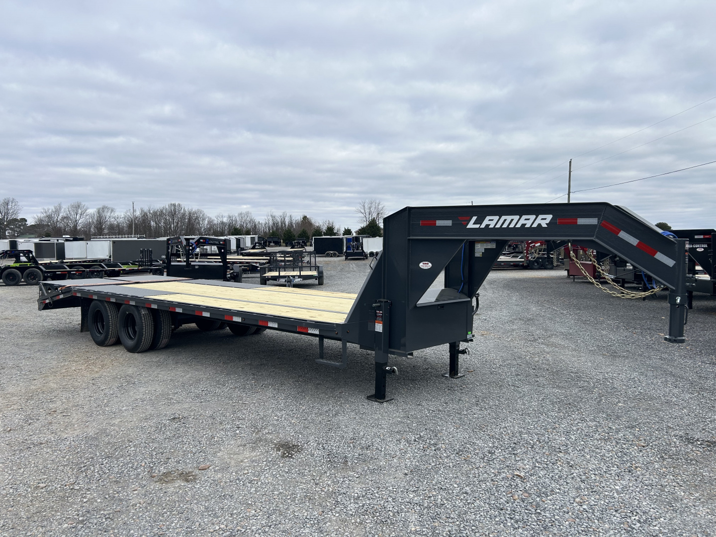 New 2026 Lamar Gooseneck Trailer | 102" x 25' | 22K GVWR