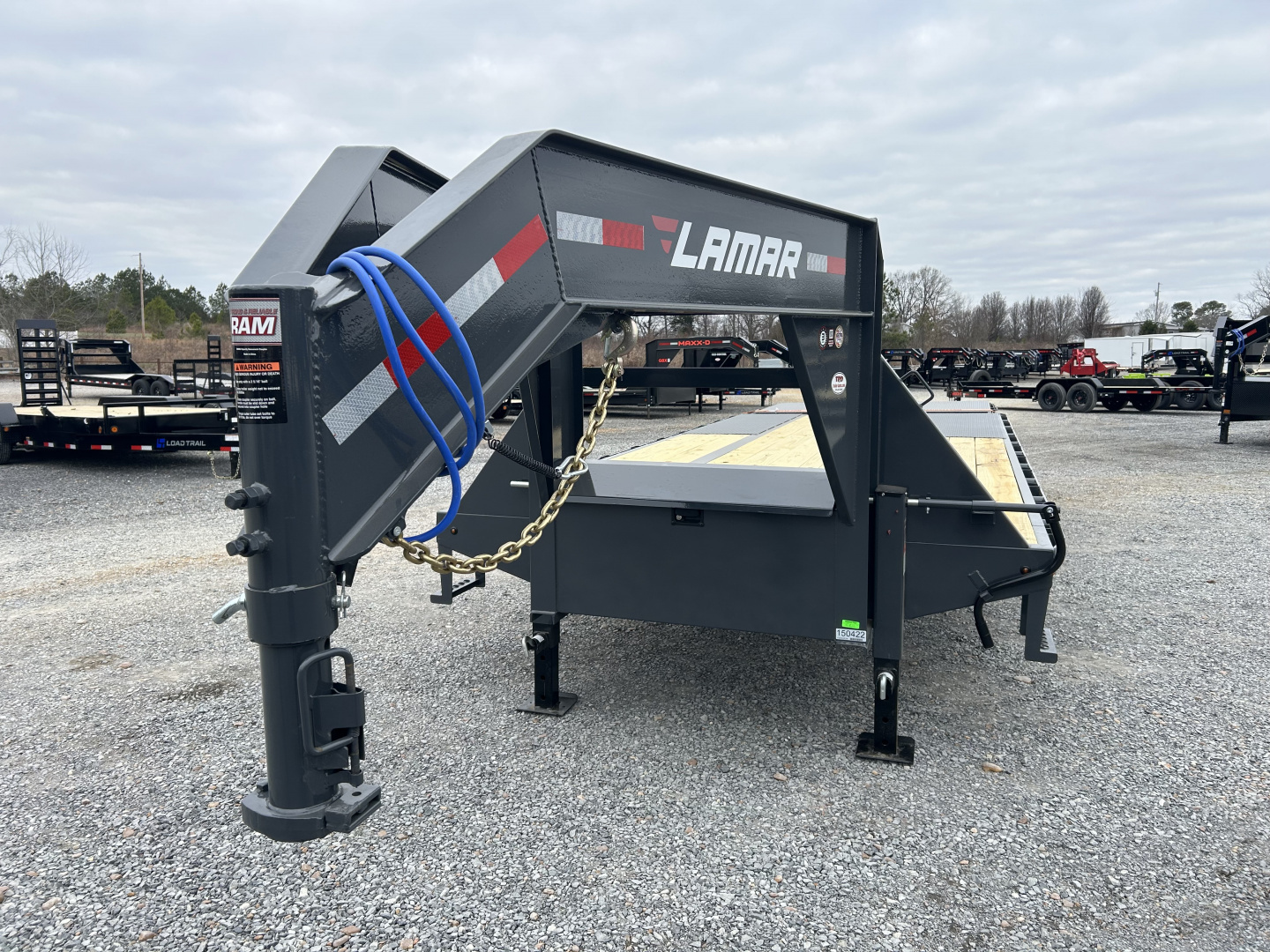 New 2026 Lamar Gooseneck Trailer | 102" x 25' | 22K GVWR