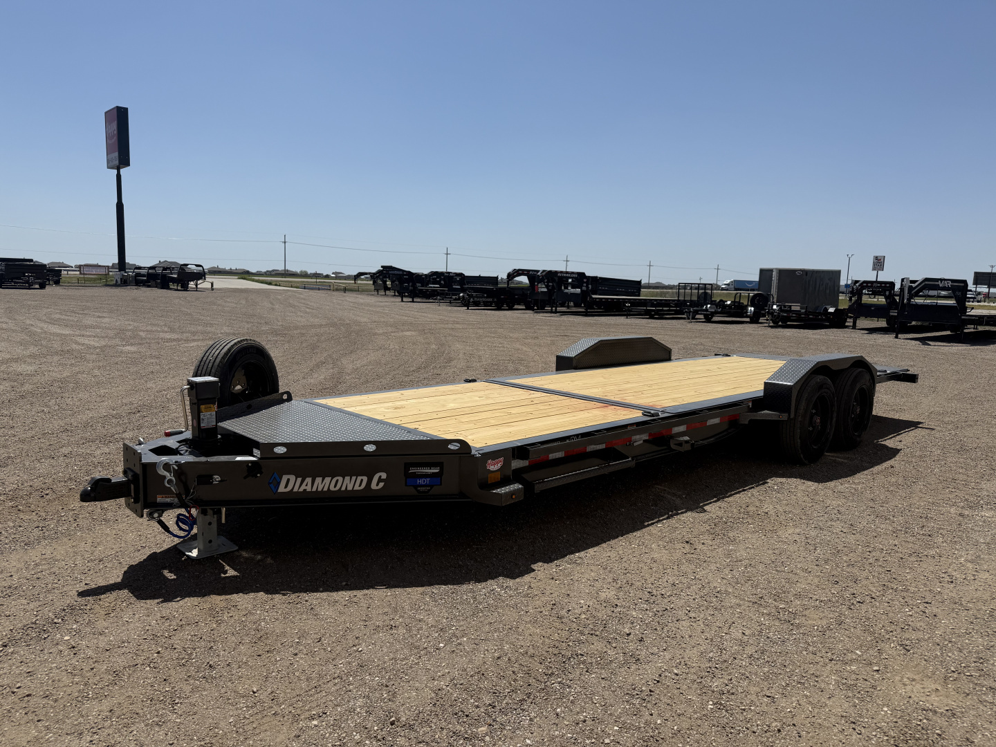 New 2026 Diamond C 80"x22' BP Hydraulically Dampened Tilt - HDT208 Pacesetter Edition