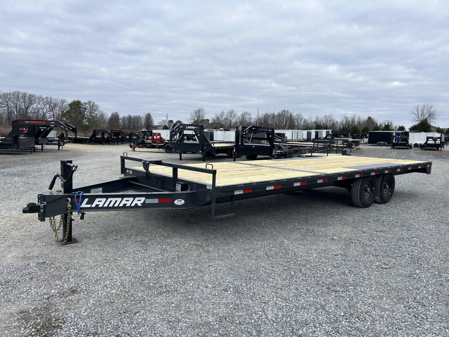New 2026 Lamar 102" x 24' 14k Flatbed Trailer