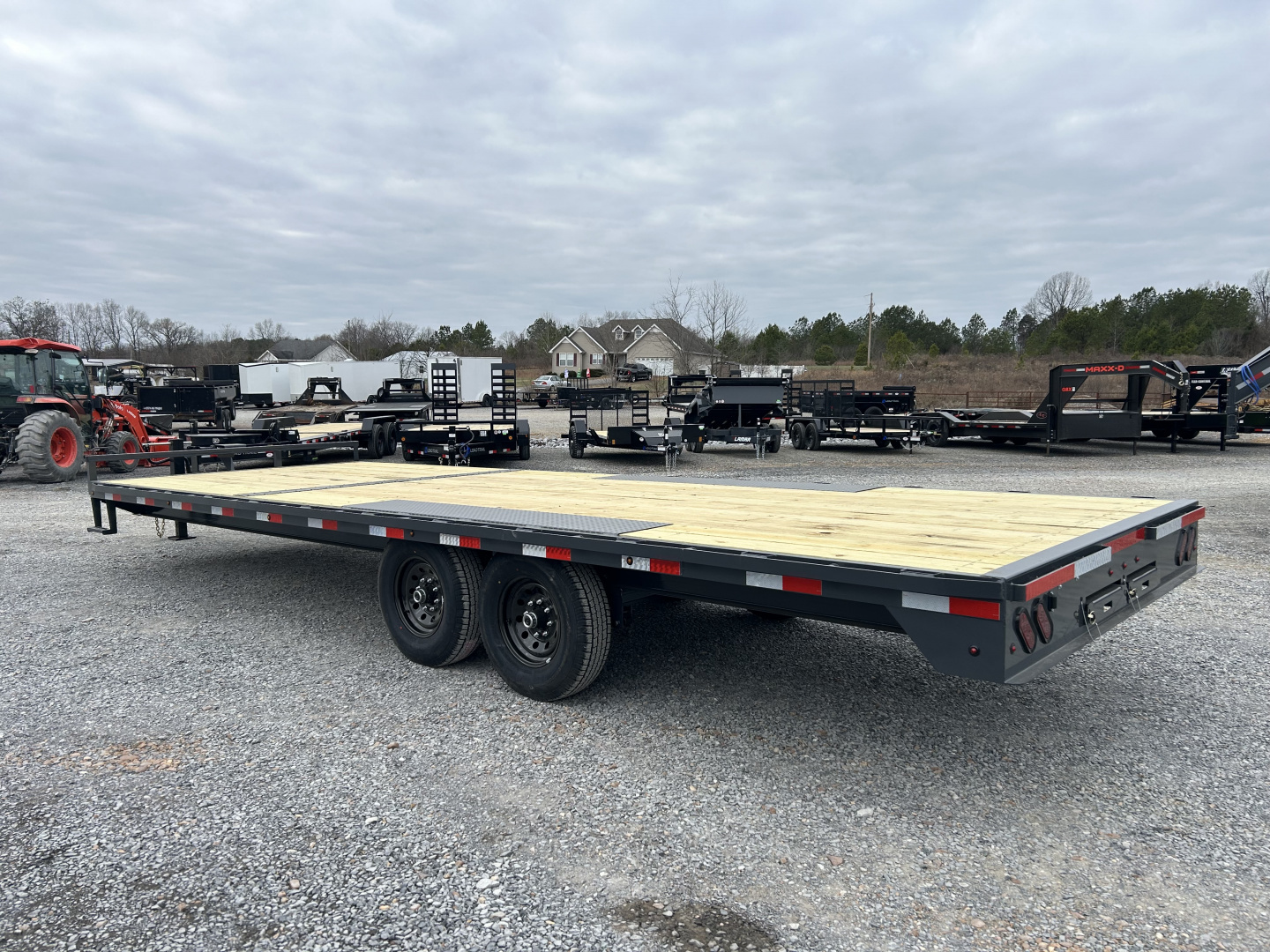 New 2026 Lamar 102" x 24' 14k Flatbed Trailer