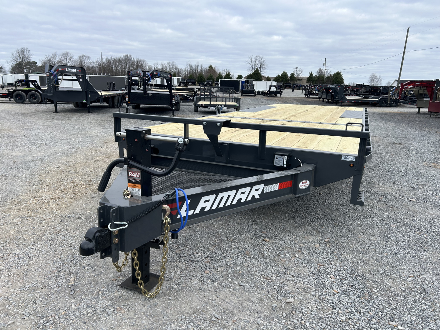 New 2026 Lamar 102" x 24' 14k Flatbed Trailer