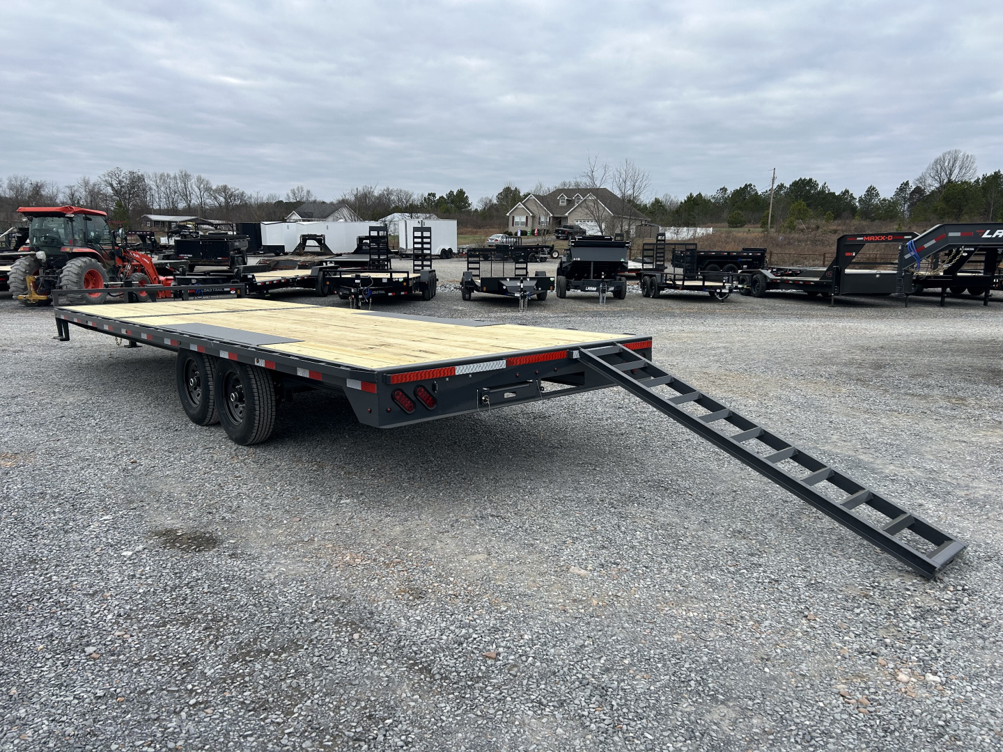 New 2026 Lamar 102" x 24' 14k Flatbed Trailer