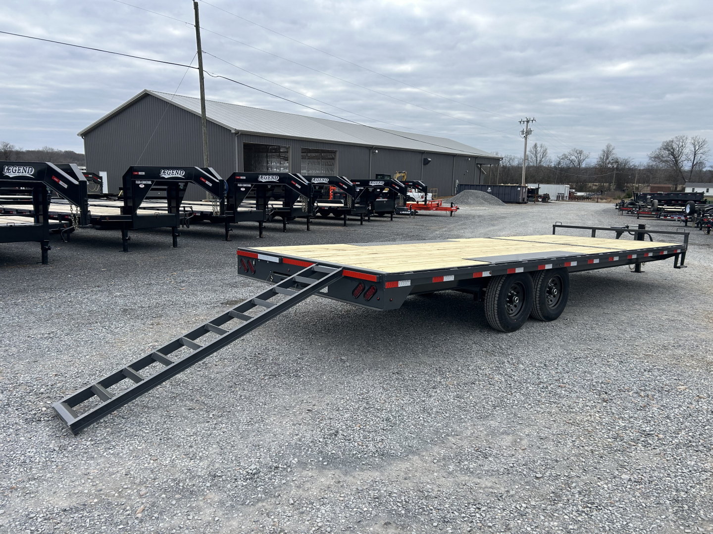 New 2026 Lamar 102" x 24' 14k Flatbed Trailer