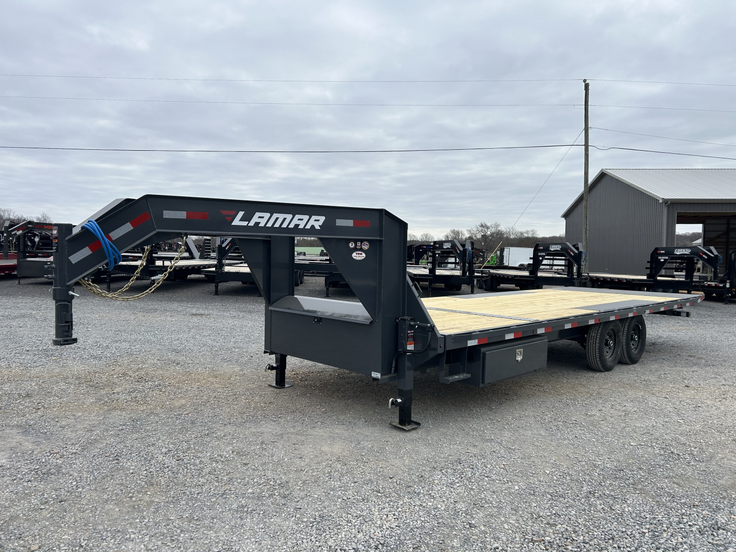 New 2026 Lamar Deckover Tilt Trailer | 102" x 24' 14K GVWR