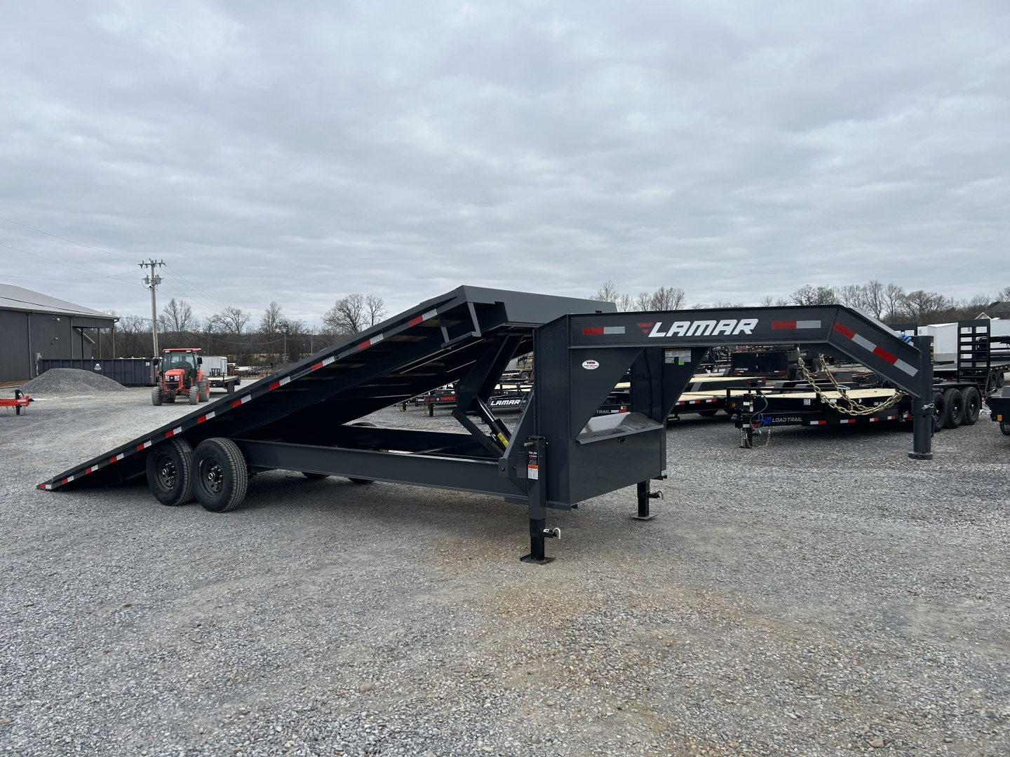 New 2026 Lamar Deckover Tilt Trailer | 102" x 24' 14K GVWR