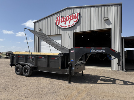 2026 Diamond C 82"x16' GN HD Low Profile Telescopic Dump w/ 32" Sides - LPT-GN210 Pacesetter Edition