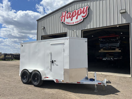 New 2026 Delco 12'x6' V-Nose Enclosed Cargo- E6