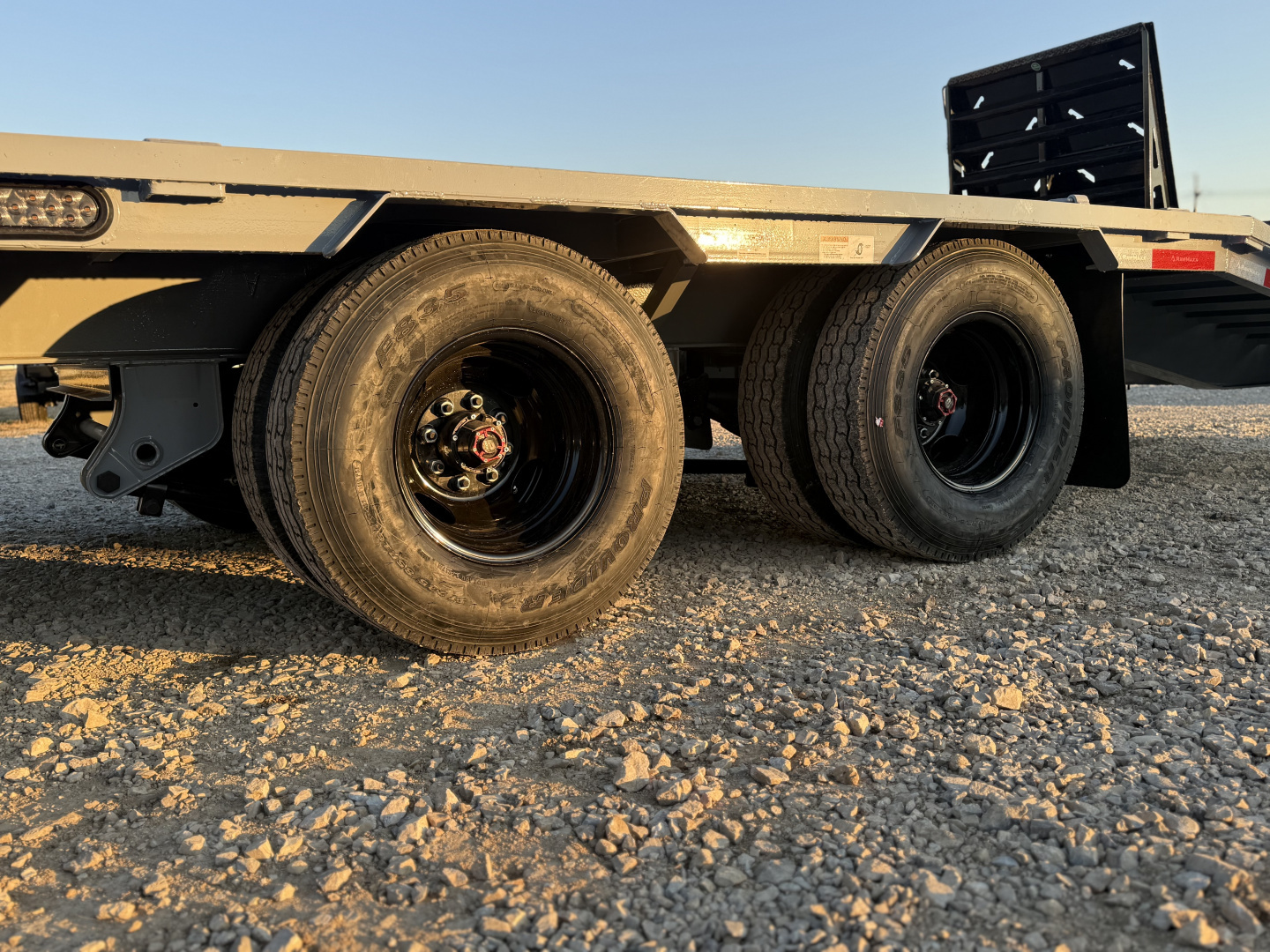 New 2026 RawMaxx FDX 102X25 Flatbed Trailer / 14 PLY / 24K GVWR / MEGA RAMPS