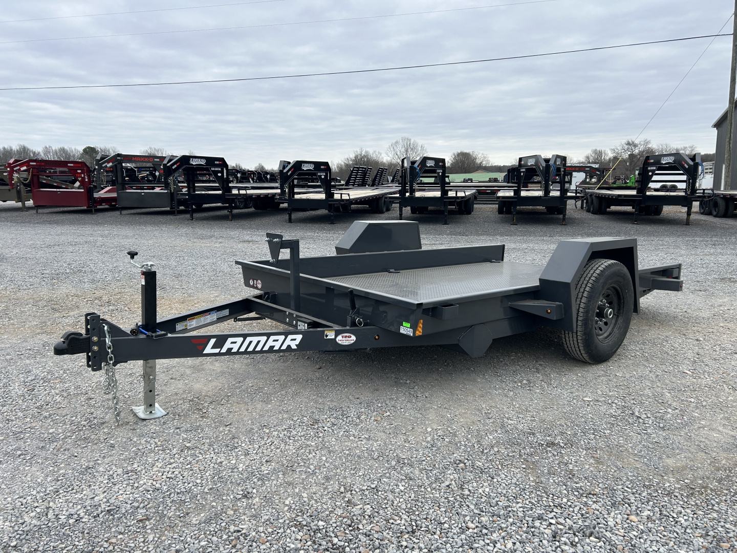 New 2026 Lamar Tilt Trailer | 79" x 12' | 7K GVWR
