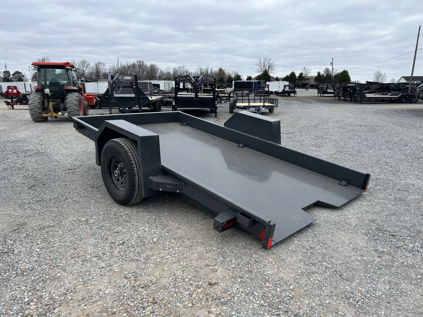 New 2026 Lamar Tilt Trailer | 79" x 12' | 7K GVWR