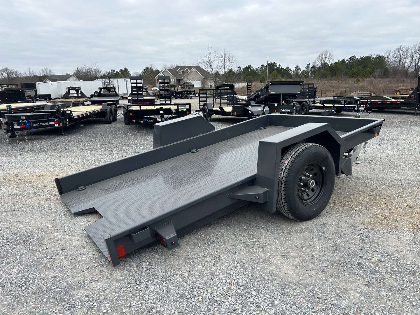 New 2026 Lamar Tilt Trailer | 79" x 12' | 7K GVWR