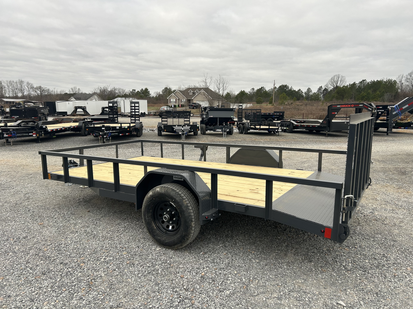 New 2026 Lamar 83"X14' 5K Utility Trailer
