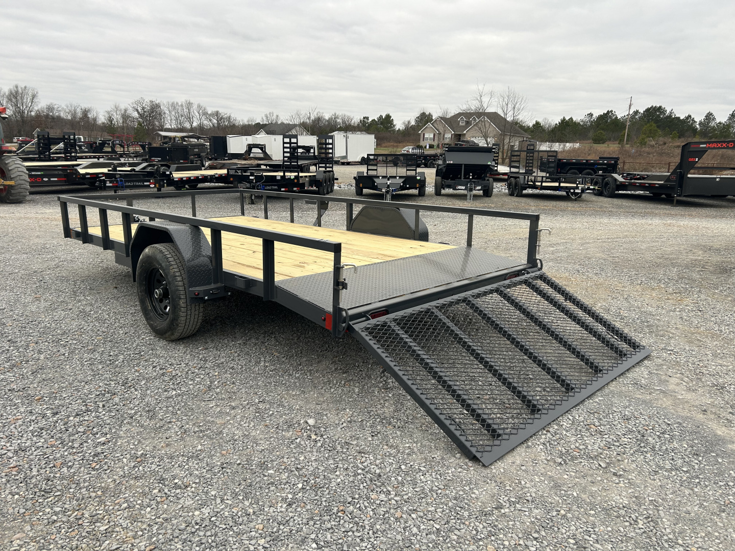New 2026 Lamar 83"X14' 5K Utility Trailer