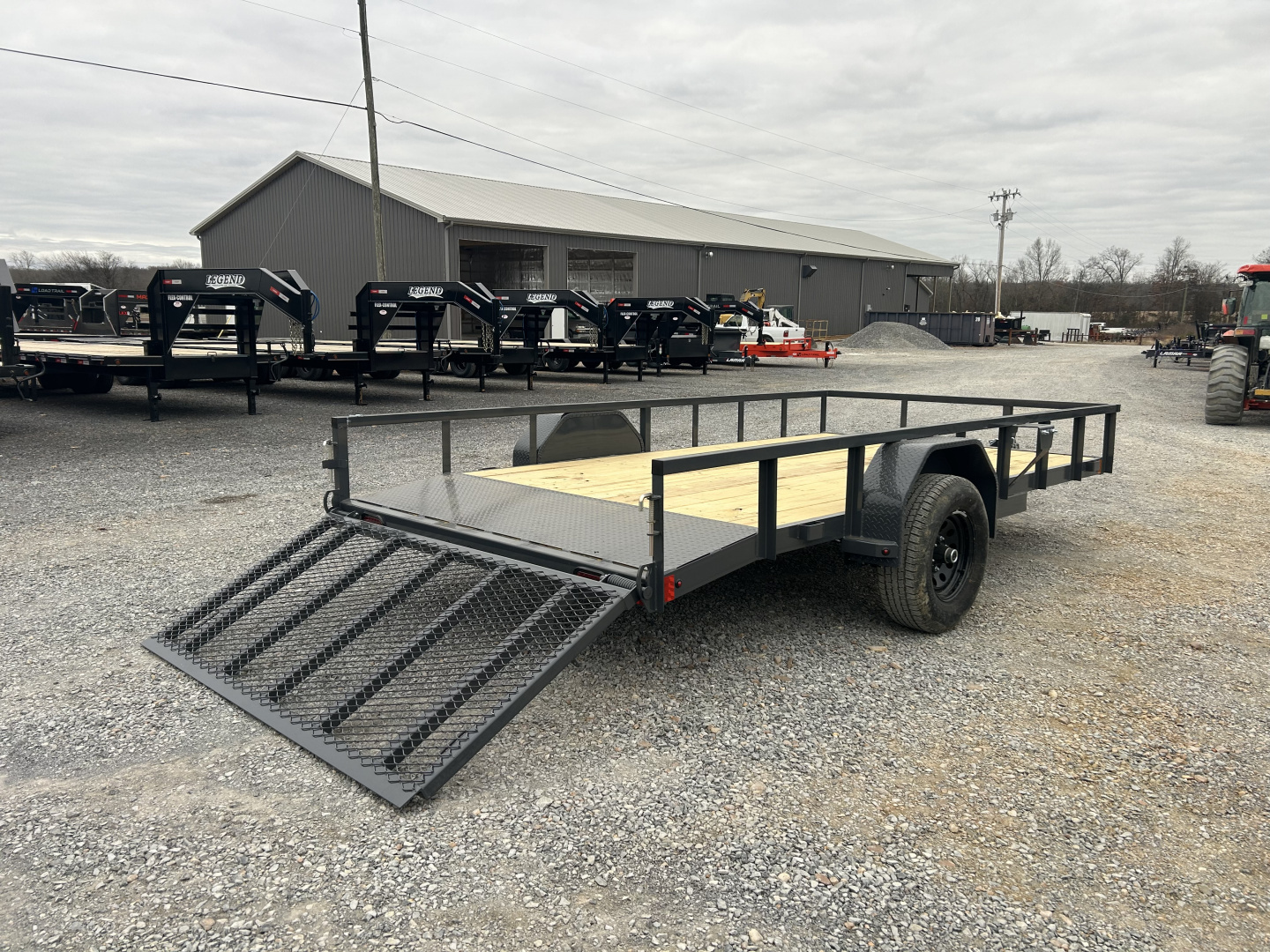 New 2026 Lamar 83"X14' 5K Utility Trailer