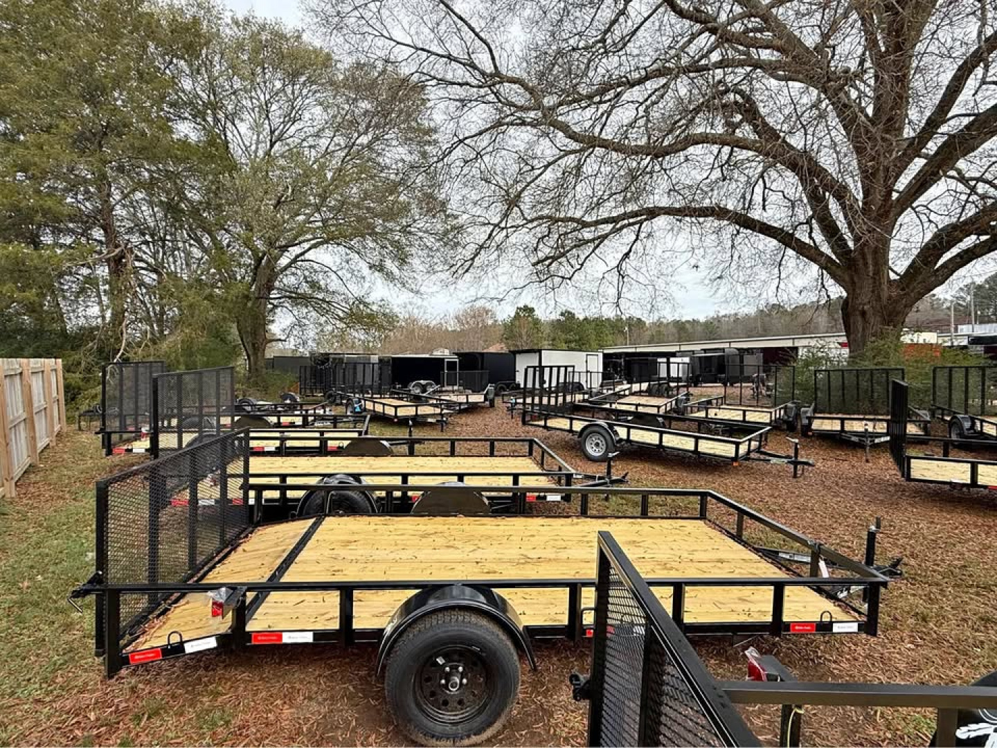 New 2025 Oak Ridge 77x14SA Utility Trailer