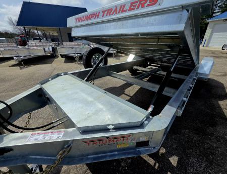 New 82X20 GALVANIZED POWER TILT DECK DUAL HYDRAULIC RAMS 7 K AXLES W/POWER JACK 2026 TRIUMPH