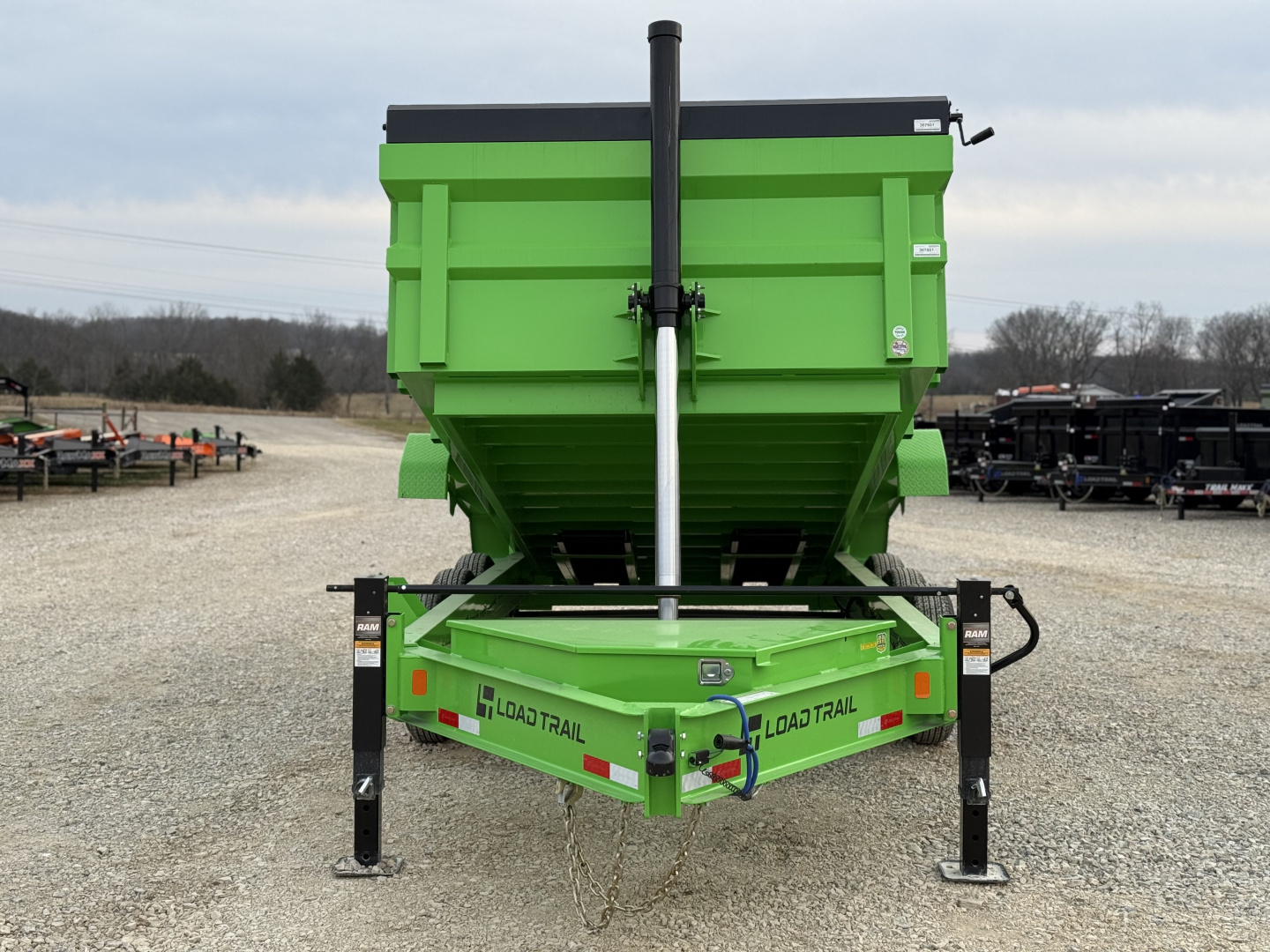 New 2026 Load Trail DL 83X16 HIGH SIDE / TELESCOPIC / 7 GAUGE / 21K GVWR Dump Trailer