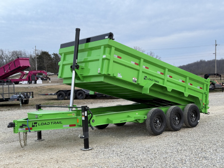 New 2026 Load Trail DL 83X16 HIGH SIDE / TELESCOPIC / 7 GAUGE / 21K GVWR Dump Trailer