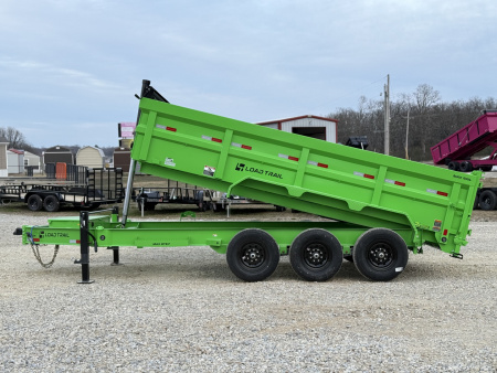 New 2026 Load Trail DL 83X16 HIGH SIDE / TELESCOPIC / 7 GAUGE / 21K GVWR Dump Trailer