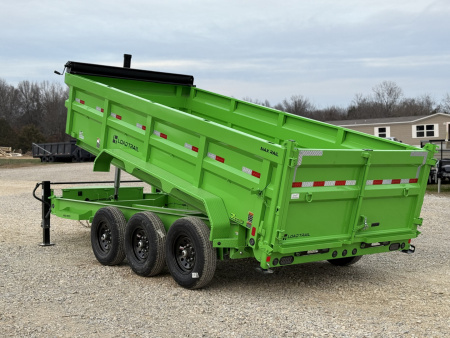 New 2026 Load Trail DL 83X16 HIGH SIDE / TELESCOPIC / 7 GAUGE / 21K GVWR Dump Trailer