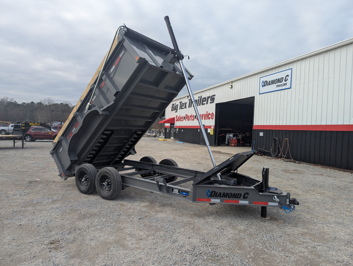 New 2026 Diamond C Trailers Diamond C LPT 207 7x14 Telescopic Dump Trailer Dump Trailer