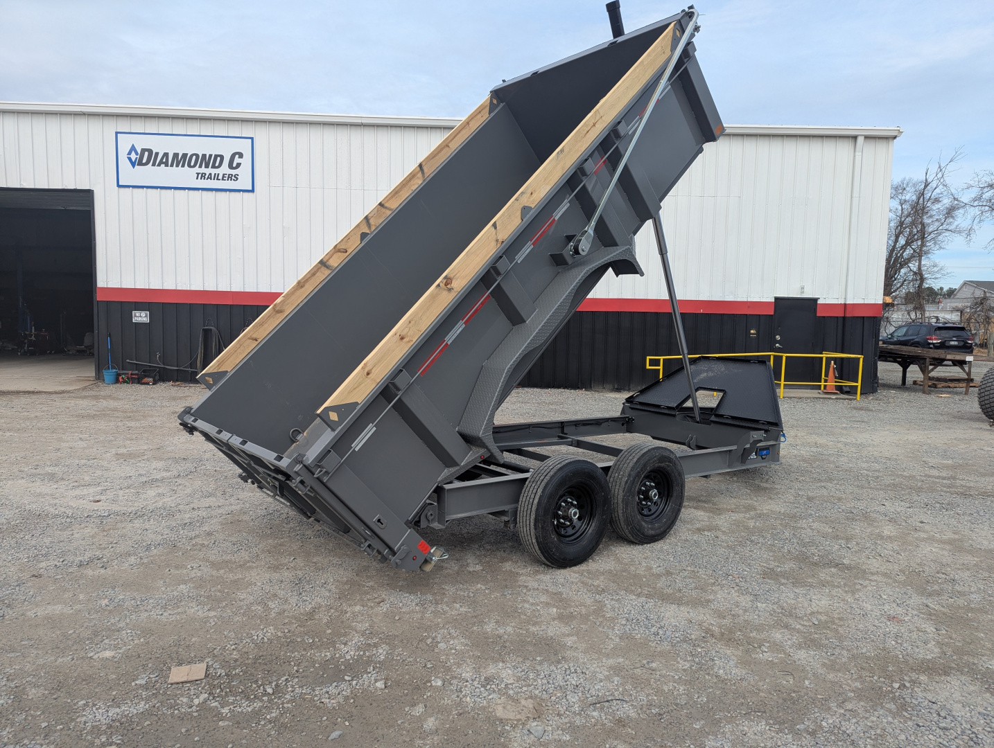 New 2026 Diamond C Trailers Diamond C LPT 207 7x14 Telescopic Dump Trailer Dump Trailer