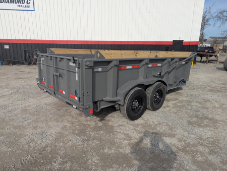New 2026 Diamond C Trailers Diamond C LPT 207 7x14 Telescopic Dump Trailer Dump Trailer